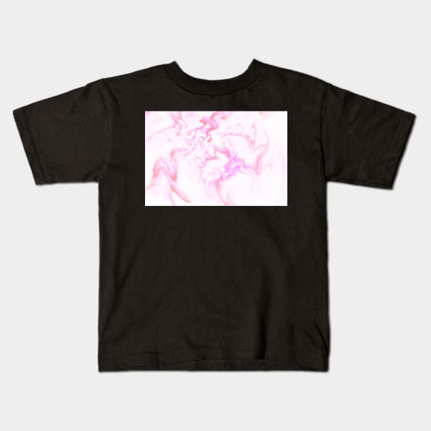 Rose marble Kids T-Shirt by krinichnaya